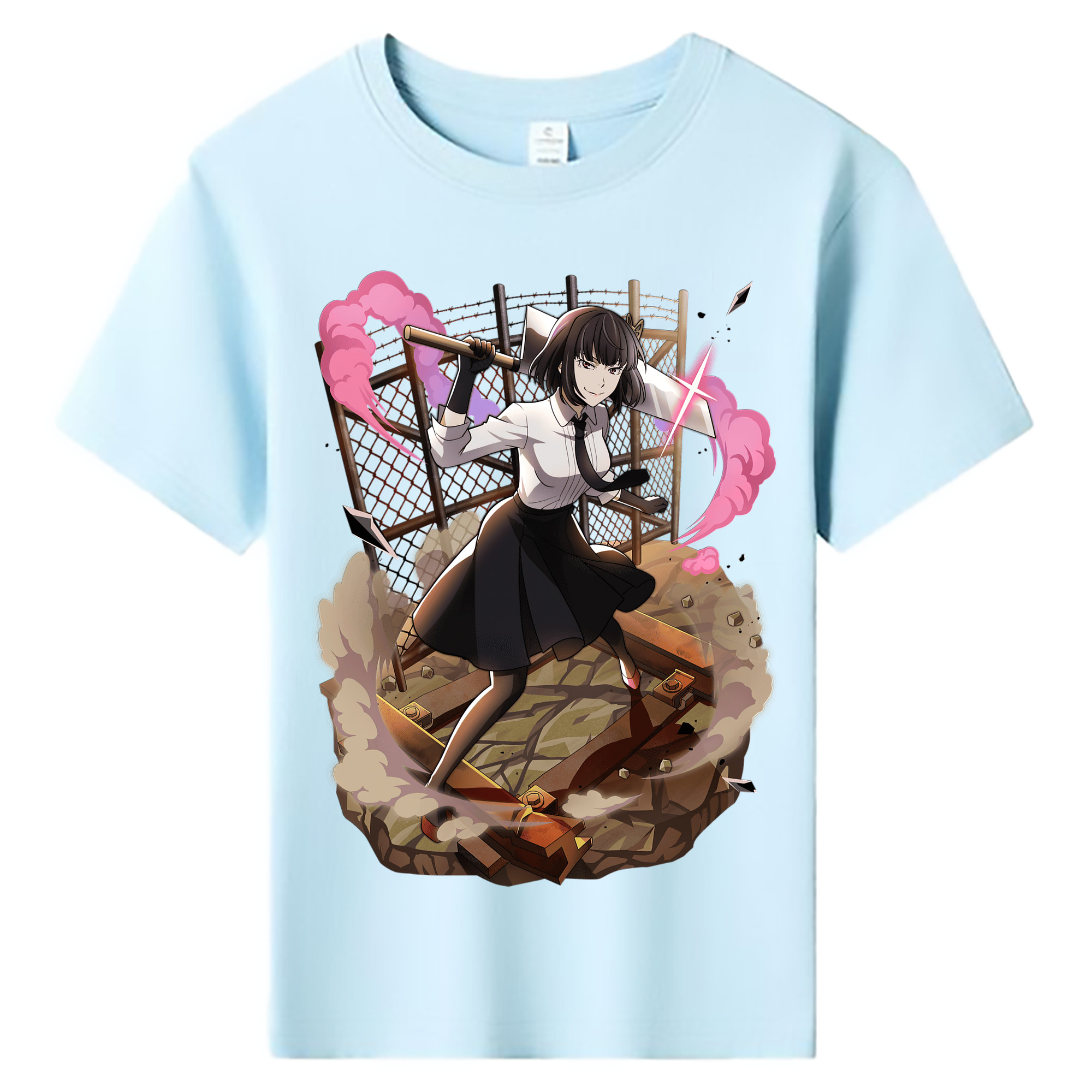 （画像用） 文豪ストレイドッグス Bungo Stray Dogs 綿100％キッズTシャツ（フロントプリント）